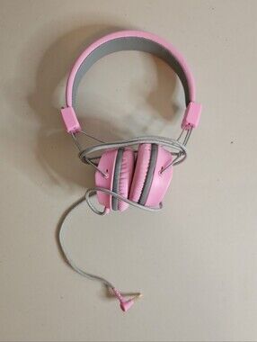 JLab Pink Kids Over Ear Headphones with Aux Cord